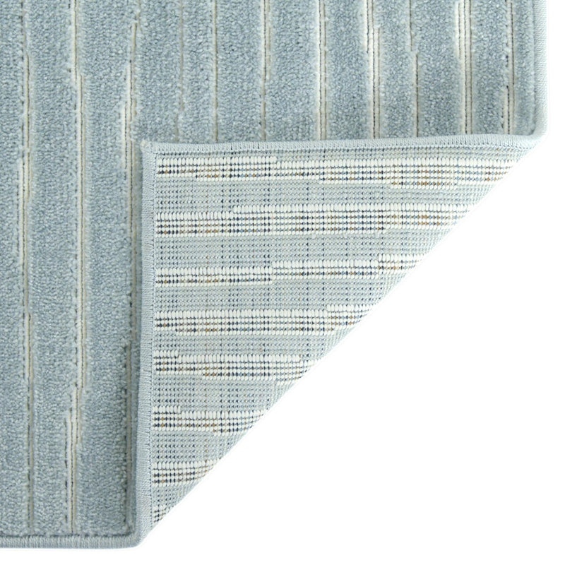 Catalina Cove Outdoor Collection Area Rug - Balboa Rectangle Light Blue lifestyle 15