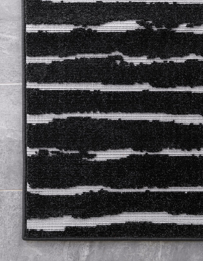 Catalina Cove Outdoor Collection Area Rug - Balboa Rectangle Black lifestyle 48
