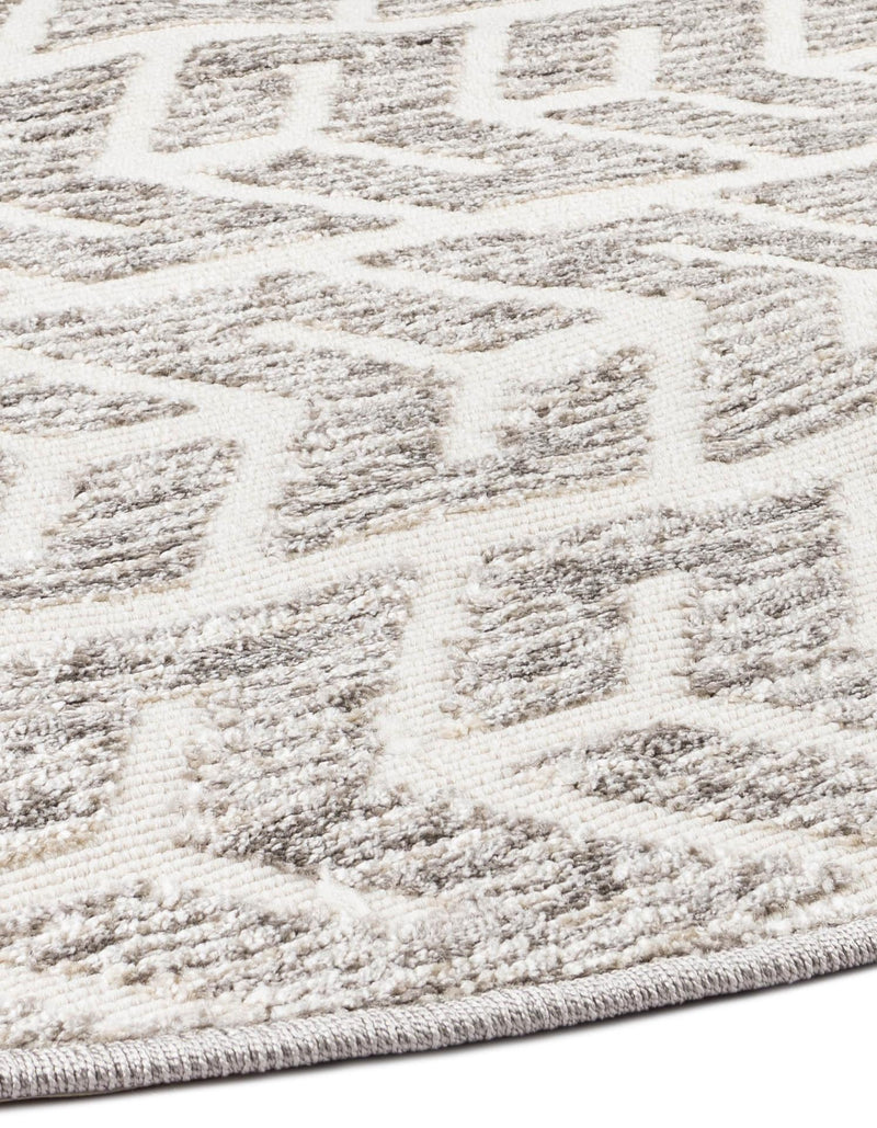 Catalina Cove Outdoor Collection Area Rug - Newport Round Beige lifestyle 79