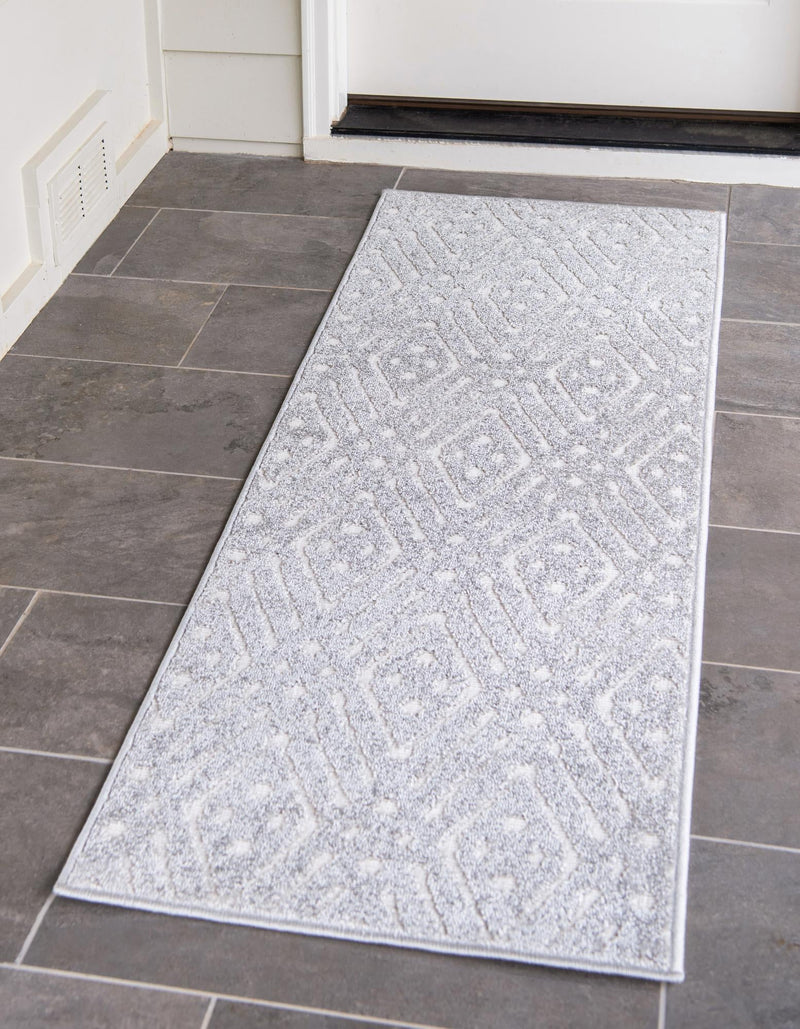 Catalina Cove Outdoor Collection Area Rug - Laguna Runner Gray lifestyle 50