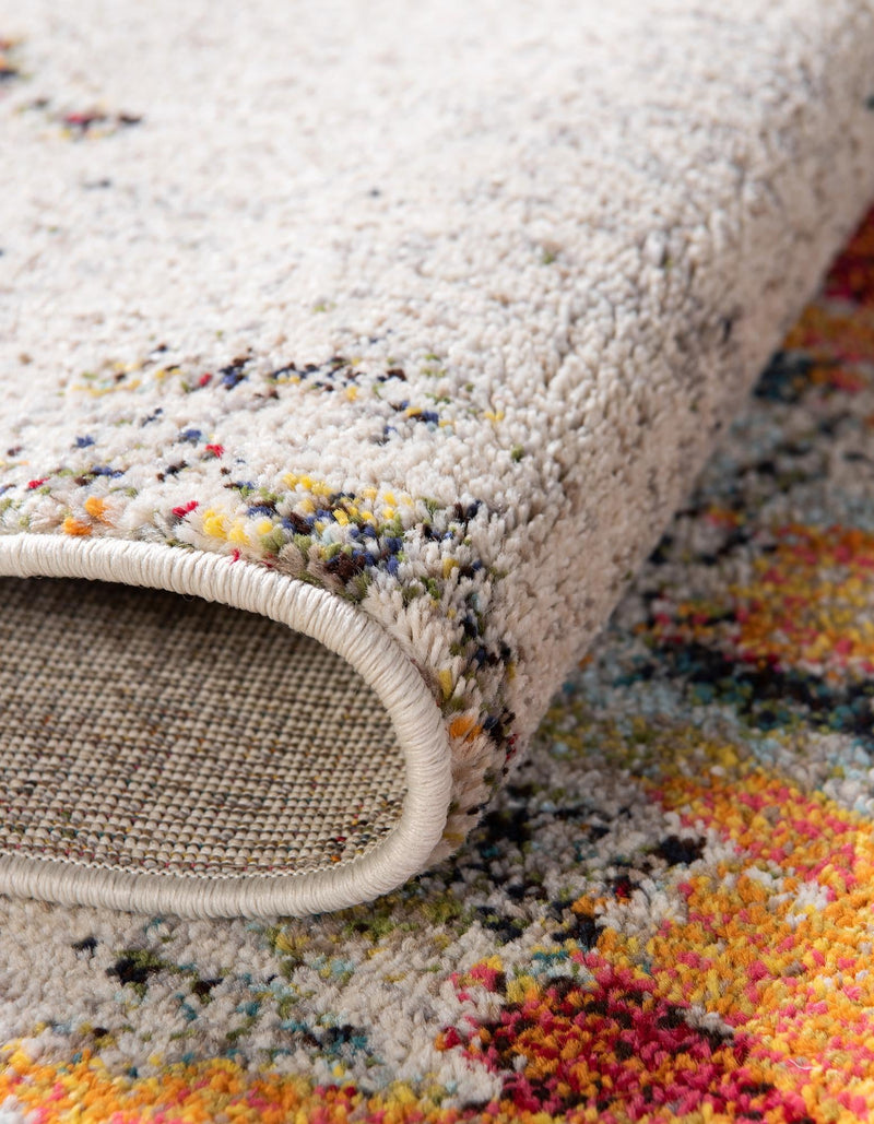 Chromatic Oasis Collection Area Rug - Twilight Round Multi lifestyle 30