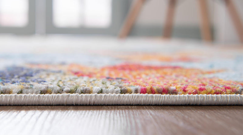 Chromatic Oasis Collection Area Rug - Twilight Rectangular Multi lifestyle 23