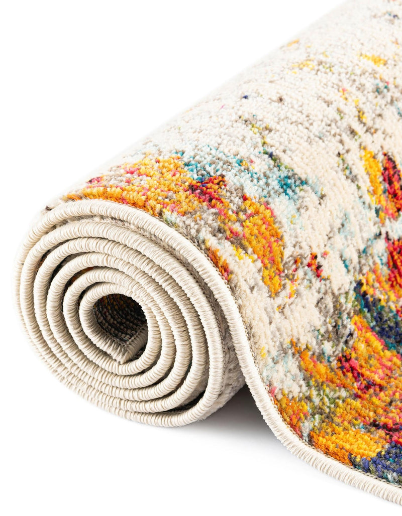 Chromatic Oasis Collection Area Rug - Twilight Rectangle Multi lifestyle 12