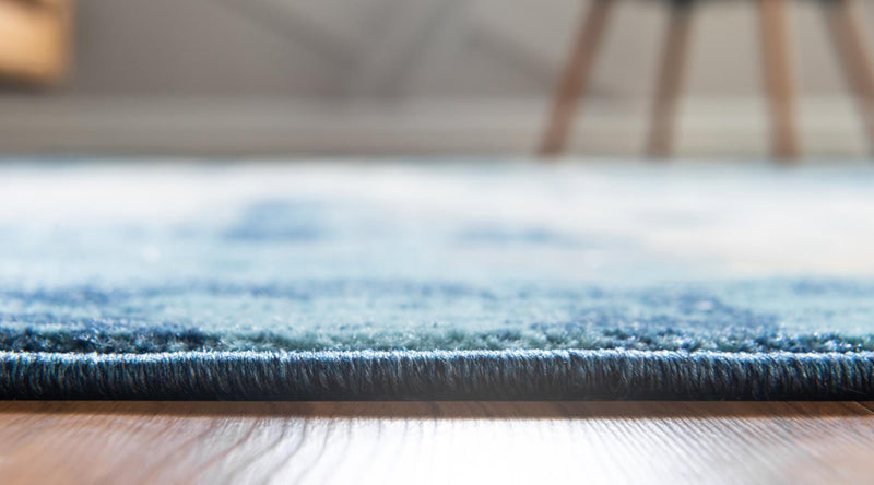 Celestial Haven Collection Area Rug - Celestia Round Navy Blue lifestyle 20