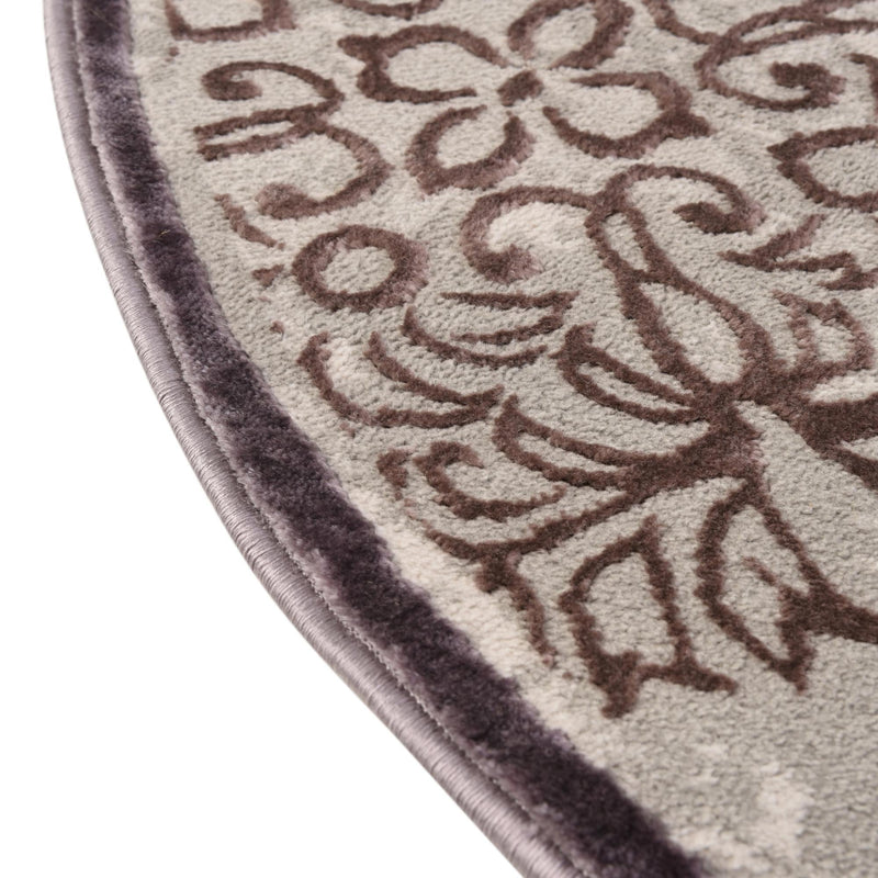 Derbyshire Elegance Collection Area Rug - Bakewell Round Violet lifestyle 74