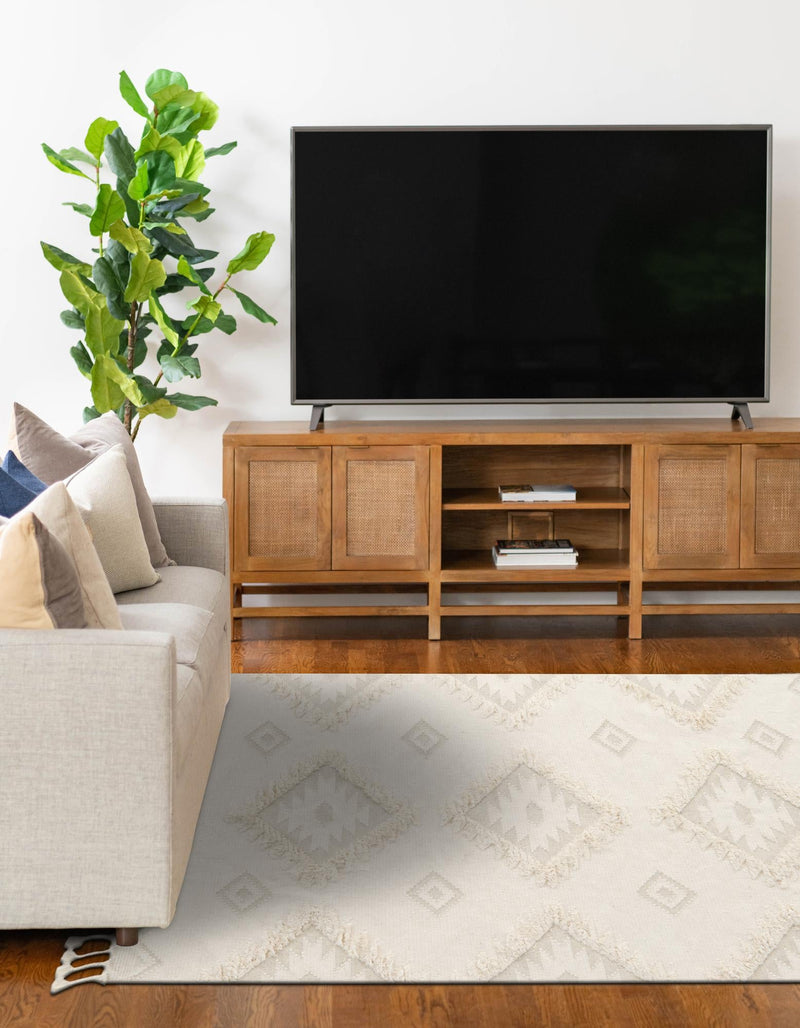Sedona Sands Collection Area Rug - Canyon Rectangle Ivory lifestyle 24