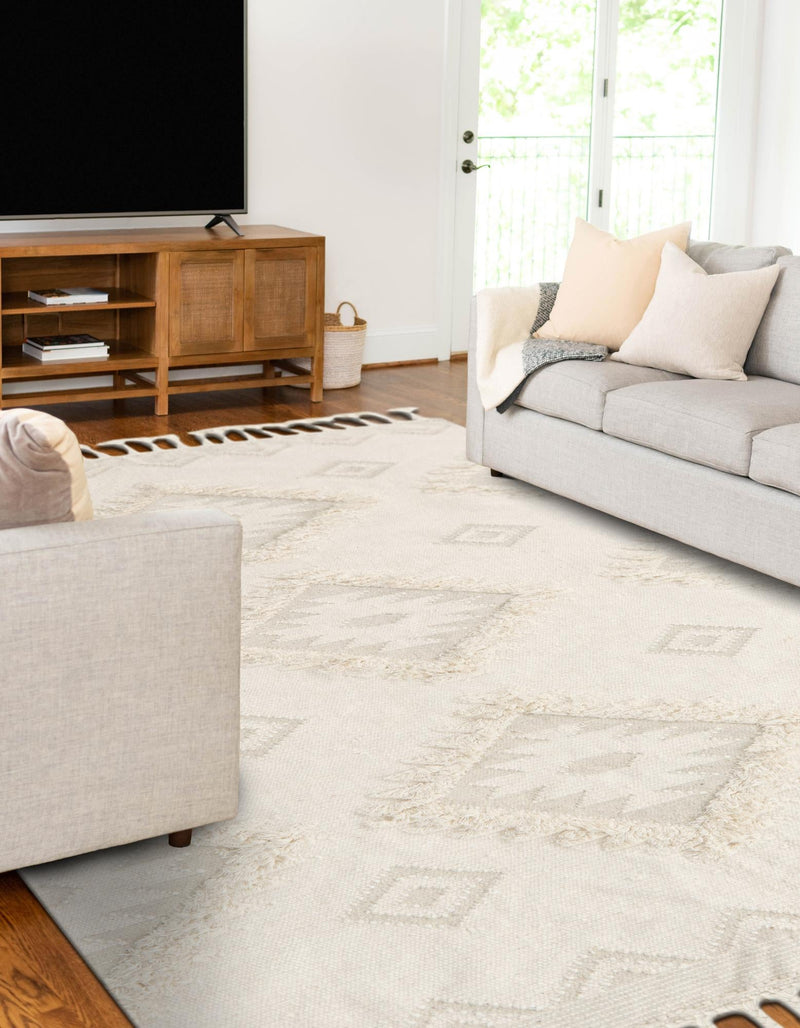 Sedona Sands Collection Area Rug - Canyon Rectangle Ivory lifestyle 28