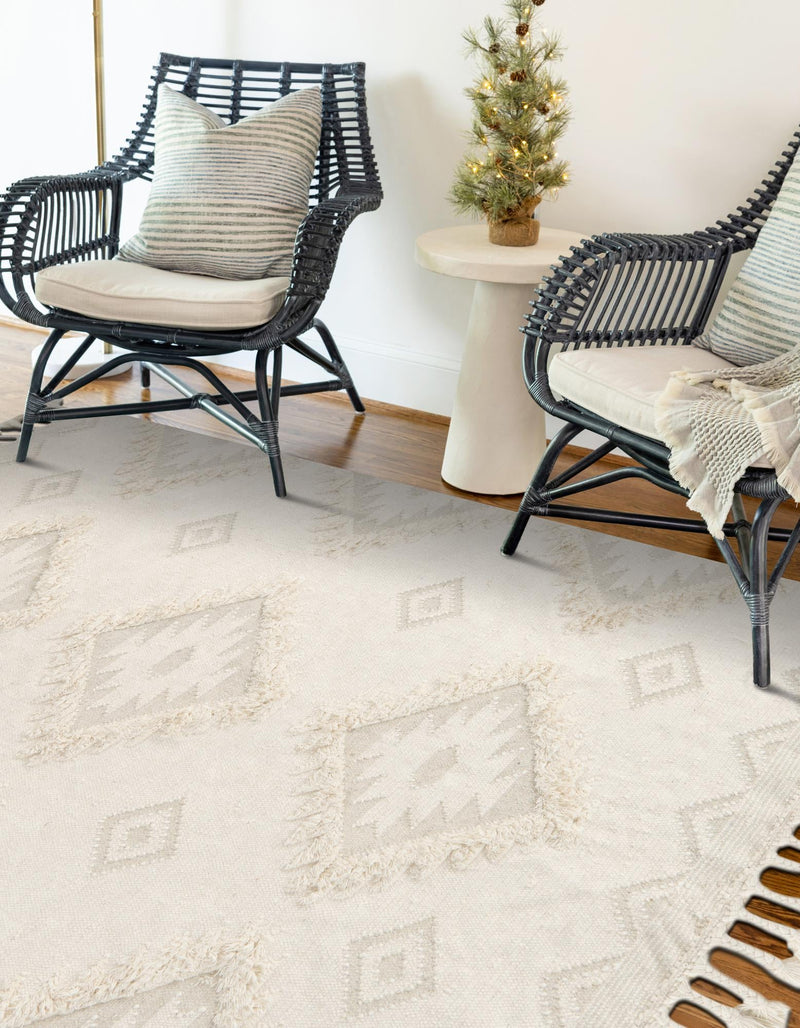 Sedona Sands Collection Area Rug - Canyon Rectangle Ivory lifestyle 32