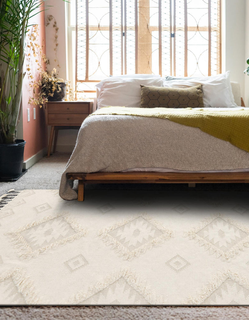 Sedona Sands Collection Area Rug - Canyon Rectangle Ivory lifestyle 44