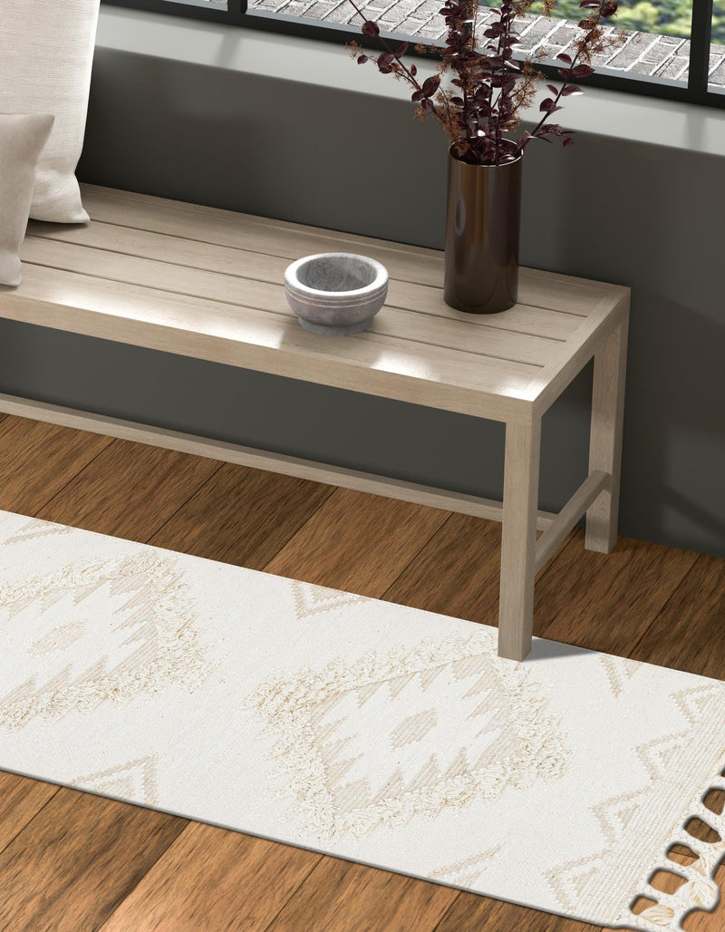 Sedona Sands Collection Area Rug - Canyon Runner Ivory lifestyle 102