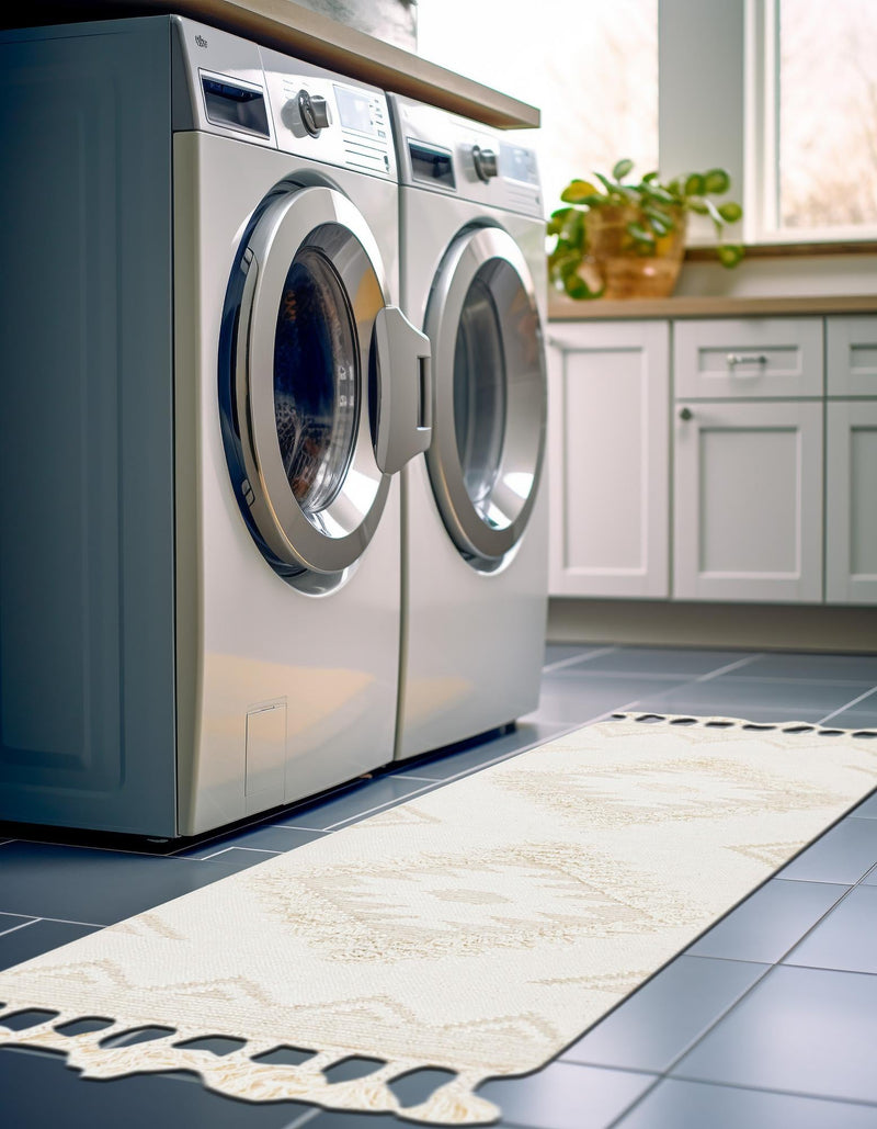 Sedona Sands Collection Area Rug - Canyon Runner Ivory lifestyle 106