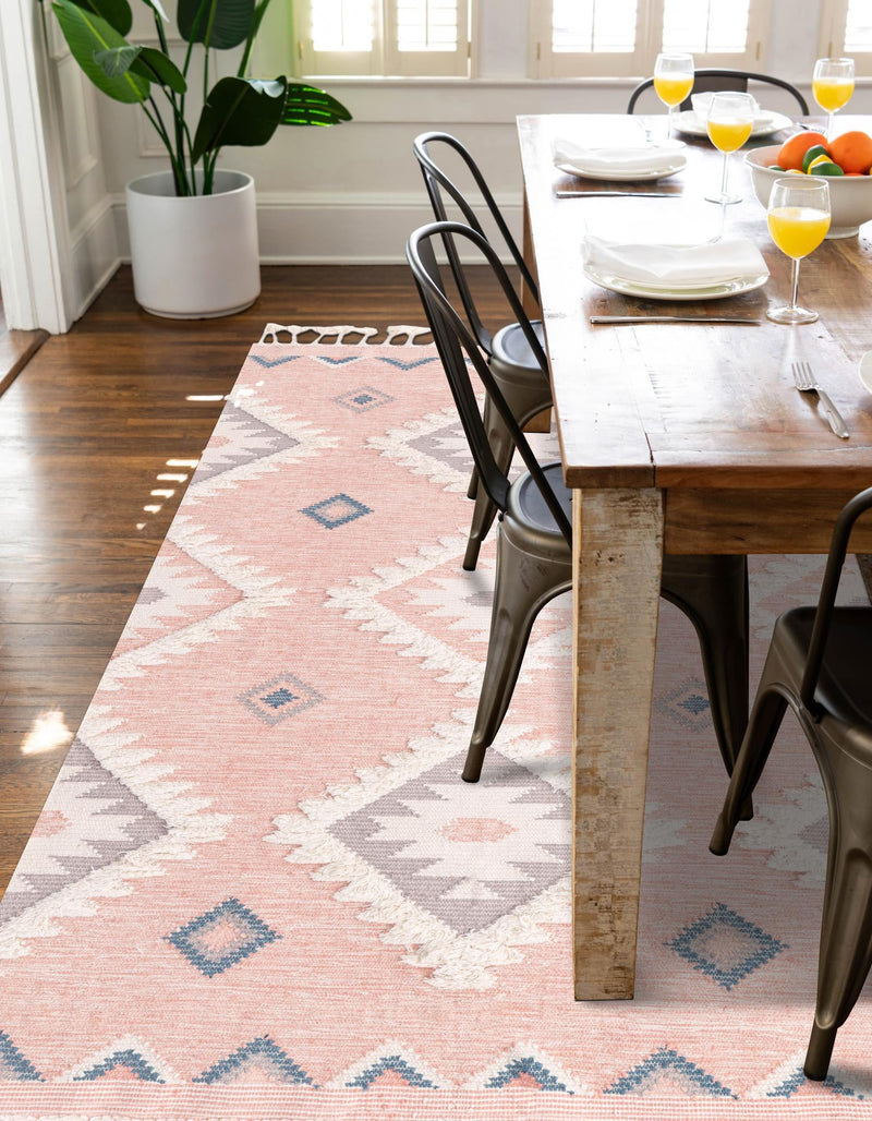 Sedona Sands Collection Area Rug - Canyon Rectangle Pink lifestyle 33