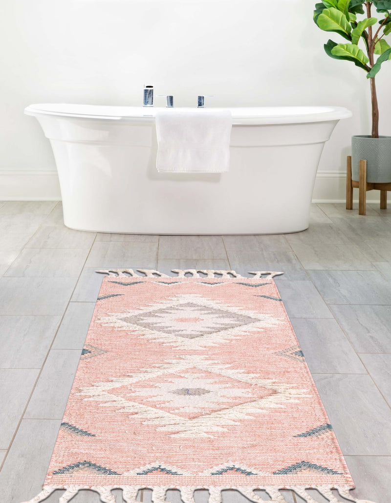 Sedona Sands Collection Area Rug - Canyon Runner Pink lifestyle 142