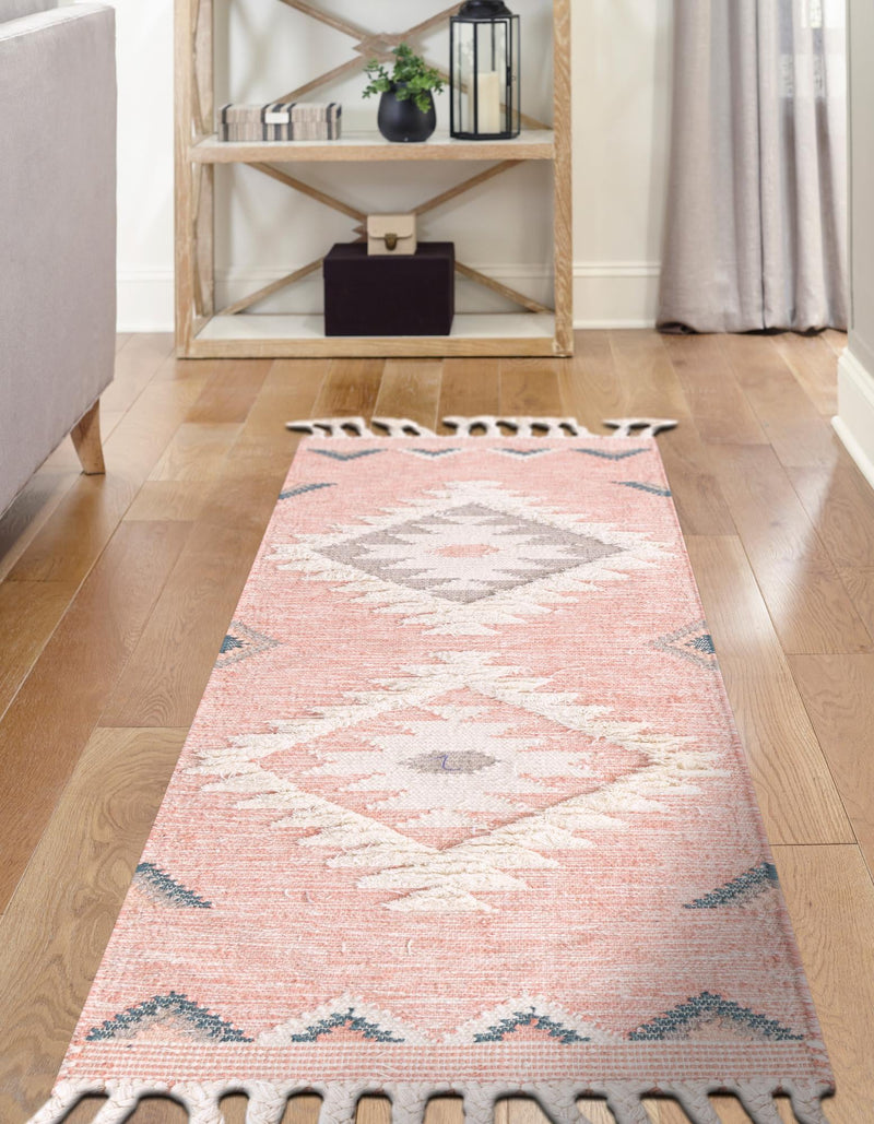 Sedona Sands Collection Area Rug - Canyon Runner Pink lifestyle 166