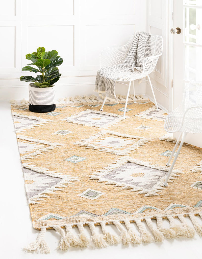 Sedona Sands Collection Area Rug - Canyon Rectangle Gold lifestyle 10