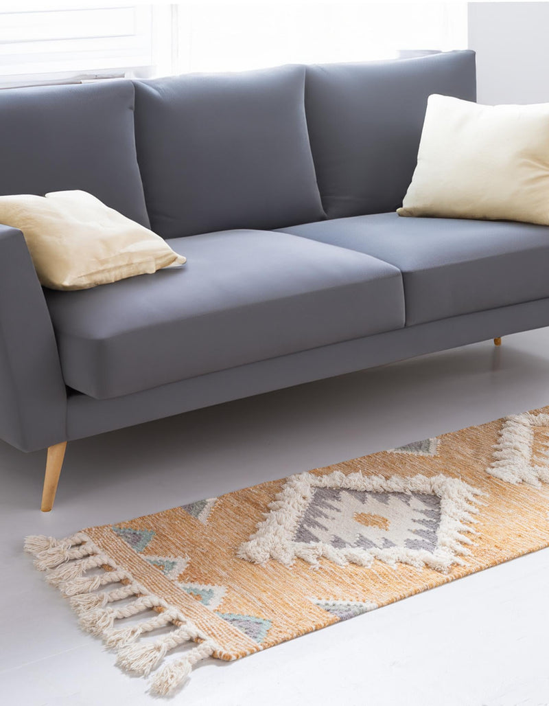Sedona Sands Collection Area Rug - Canyon Runner Gold lifestyle 131