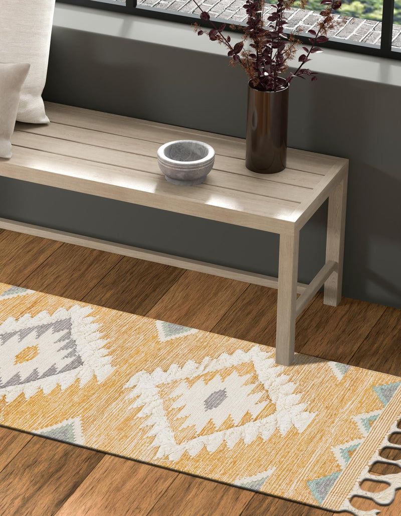 Sedona Sands Collection Area Rug - Canyon Runner Gold lifestyle 149