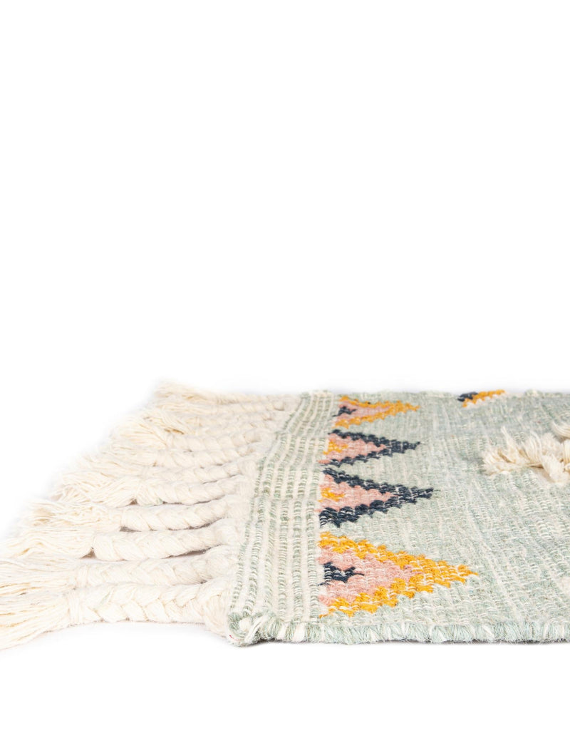 Sedona Sands Collection Area Rug - Canyon Runner Light Aqua lifestyle 115