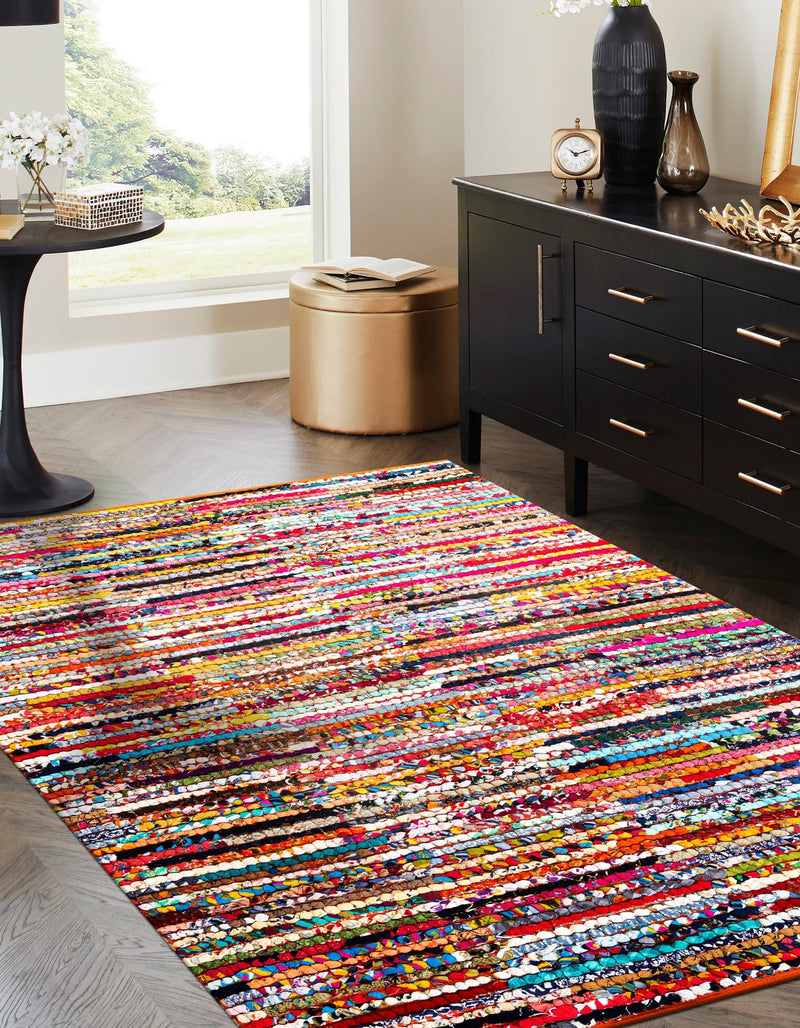 Woven Tapestry Lane Collection Area Rug - Jaipur Rectangle Multi lifestyle 3
