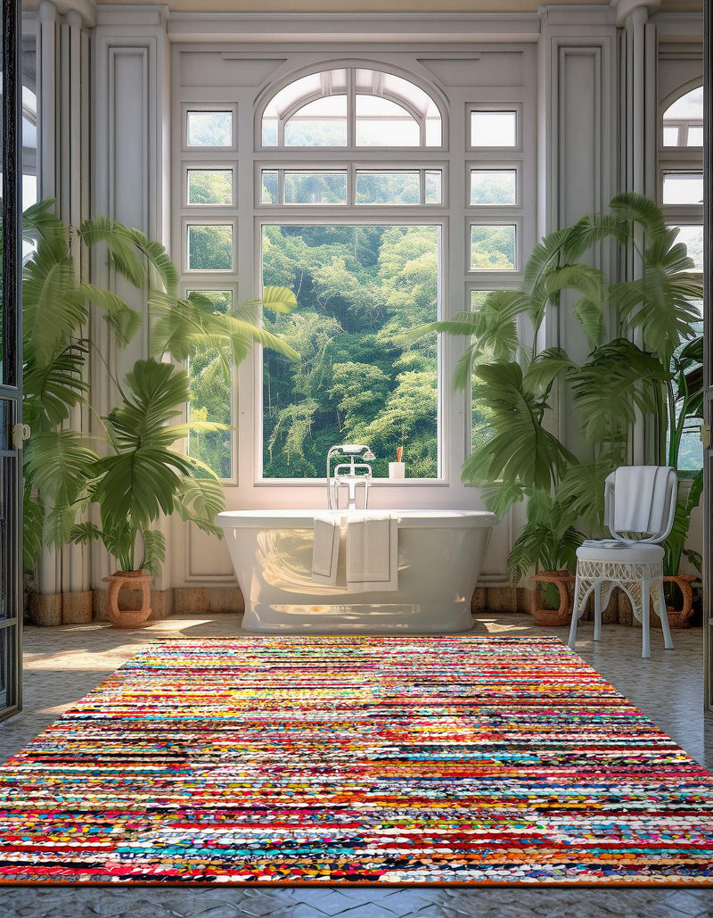 Woven Tapestry Lane Collection Area Rug - Jaipur Rectangle Multi lifestyle 10