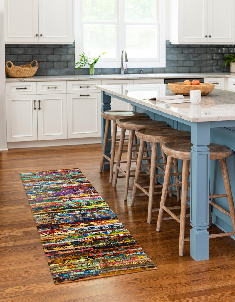 Woven Tapestry Lane Collection Area Rug - Jaipur Runner Multi lifestyle 33