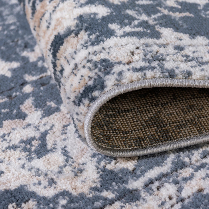 Cascade Range Collection Area Rug - Shasta (Blue) Rectangle Blue lifestyle 13