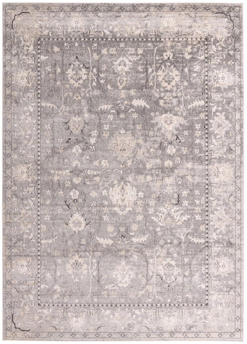 Cascade Range Collection Area Rug - Shasta (Gray) Rectangle Gray Main