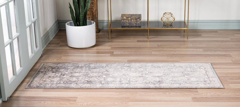 Cascade Range Collection Area Rug - Shasta (Gray) Runner Gray lifestyle 7