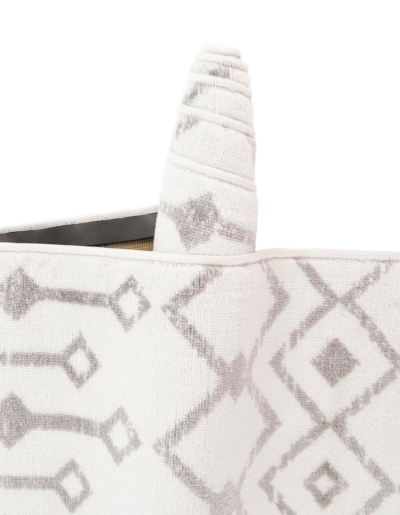 Marrakech Lattice Collection Area Rug - Medina (Ivory) Rectangle Ivory lifestyle 18