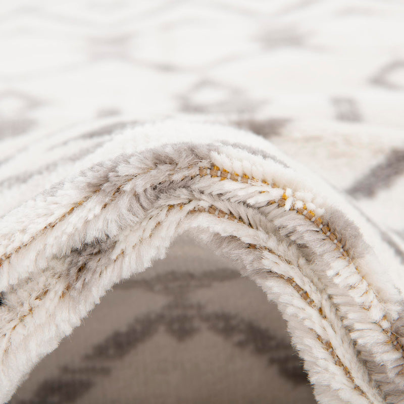Marrakech Lattice Collection Area Rug - Medina (Ivory) Runner Ivory lifestyle 9