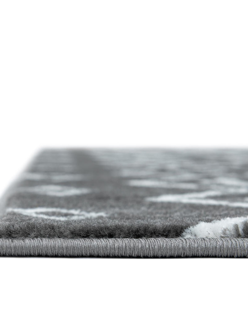 Marrakech Lattice Collection Area Rug - Medina (Gray) Runner Gray lifestyle 7