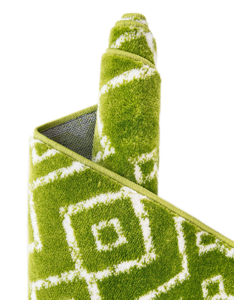 Marrakech Lattice Collection Area Rug - Medina (Green) Rectangle Green lifestyle 20