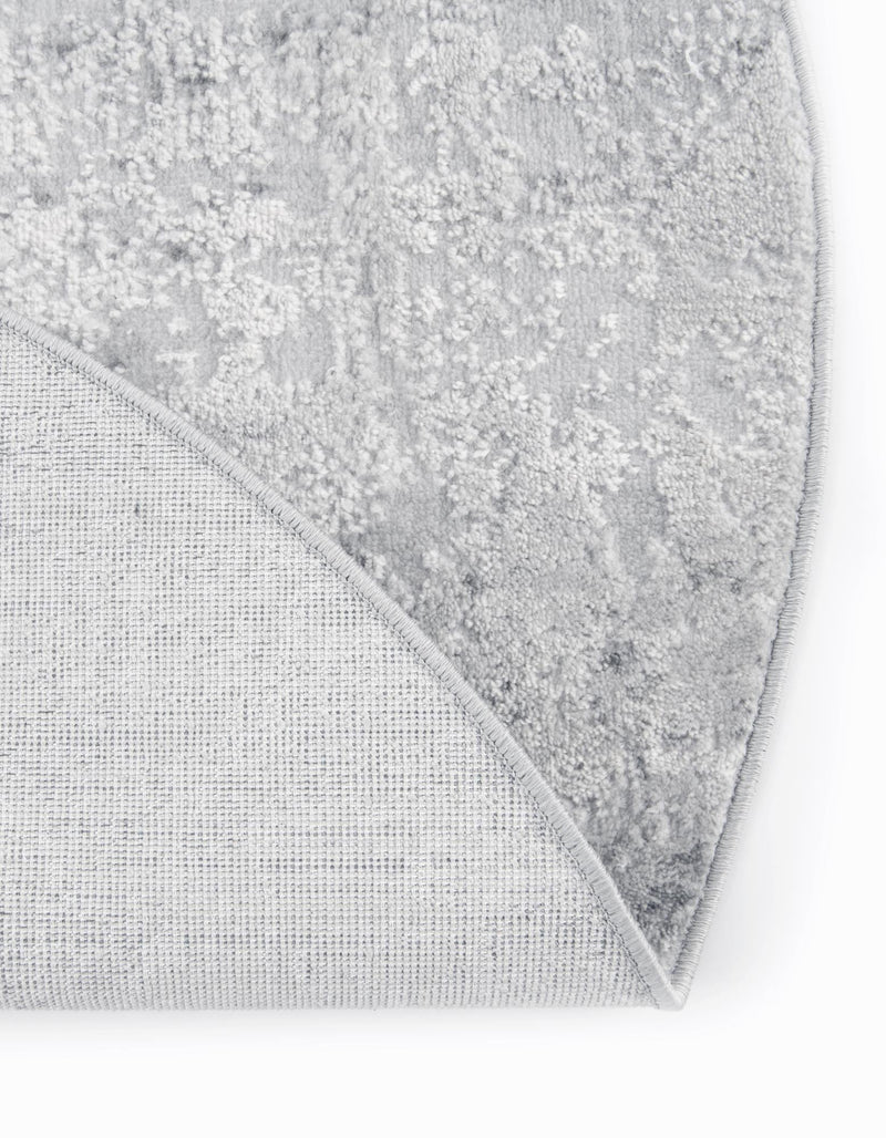 Aegean Elegance Collection Area Rug - Paros Round Gray lifestyle 40