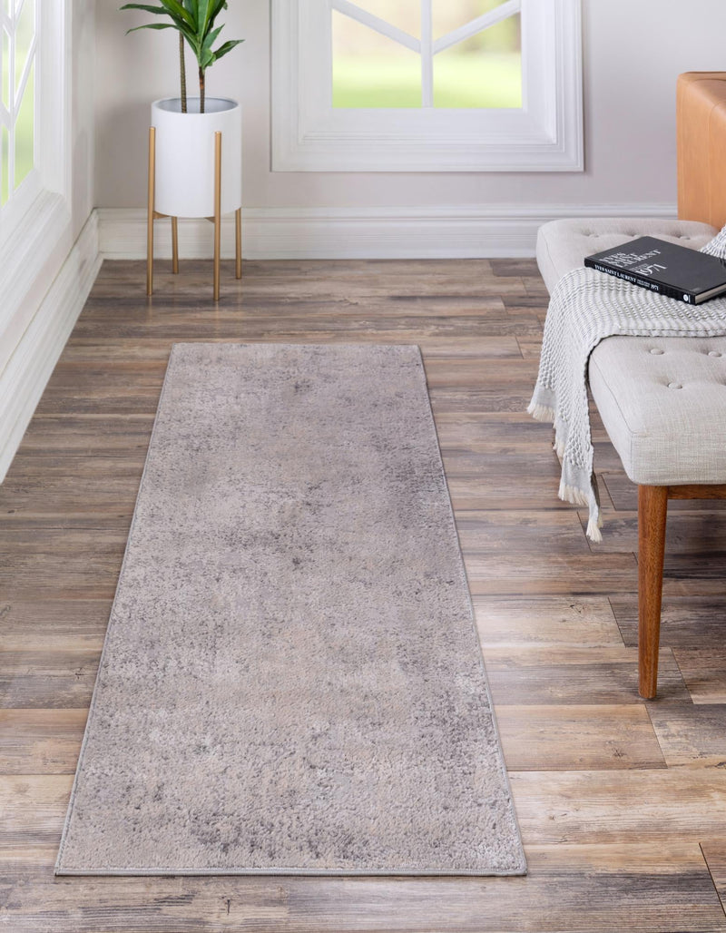 Aegean Elegance Collection Area Rug - Paros Runner Gray lifestyle 21