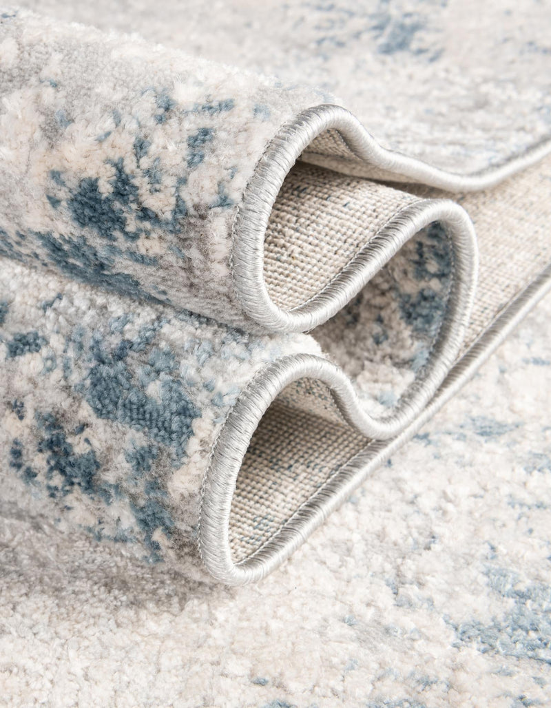 Aegean Elegance Collection Area Rug - Milos Rectangle Gray Blue lifestyle 13