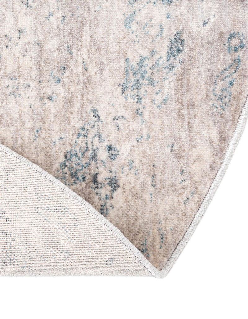 Regal Estates Collection Area Rug - Monarch Round Gray lifestyle 81