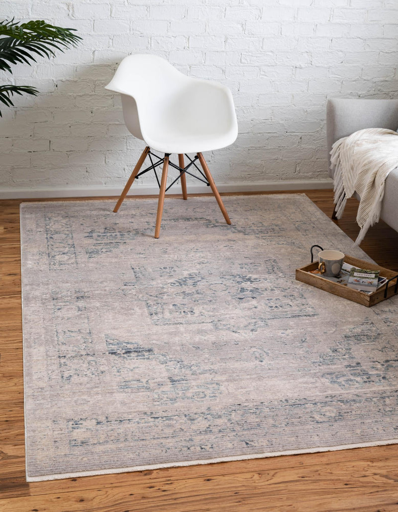 Regal Estates Collection Area Rug - Monarch Rectangle Gray lifestyle 3