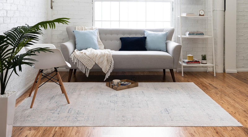 Regal Estates Collection Area Rug - Monarch Rectangle Gray lifestyle 7