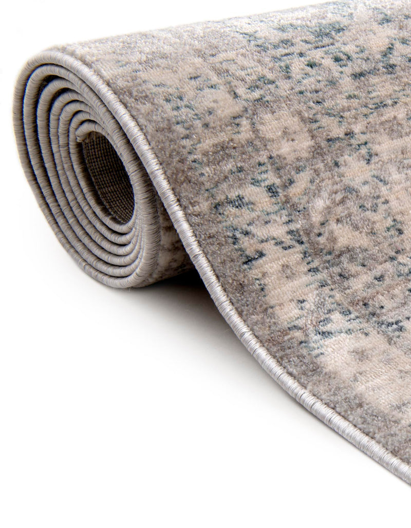 Regal Estates Collection Area Rug - Monarch Rectangle Gray lifestyle 23