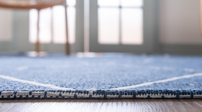 Savannah Elegance Collection Area Rug - Skidaway Runner Navy Blue lifestyle 35