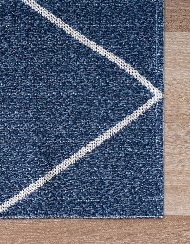Savannah Elegance Collection Area Rug - Skidaway Runner Navy Blue lifestyle 42