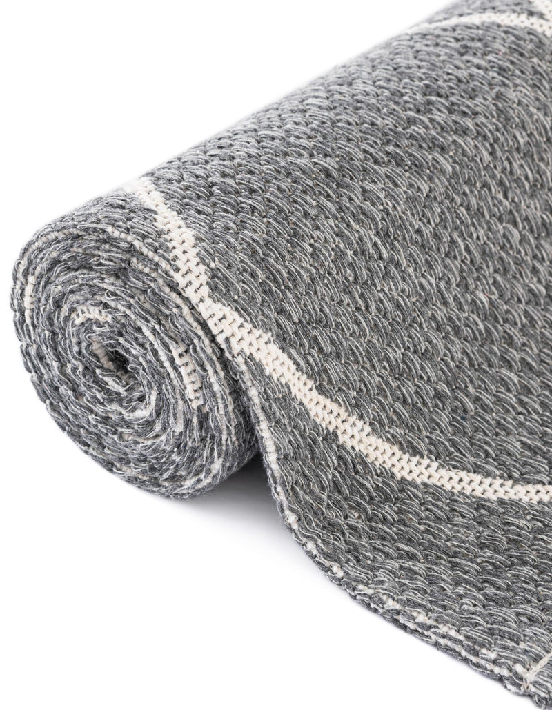 Savannah Elegance Collection Area Rug - Skidaway Rectangle Dark Gray lifestyle 49