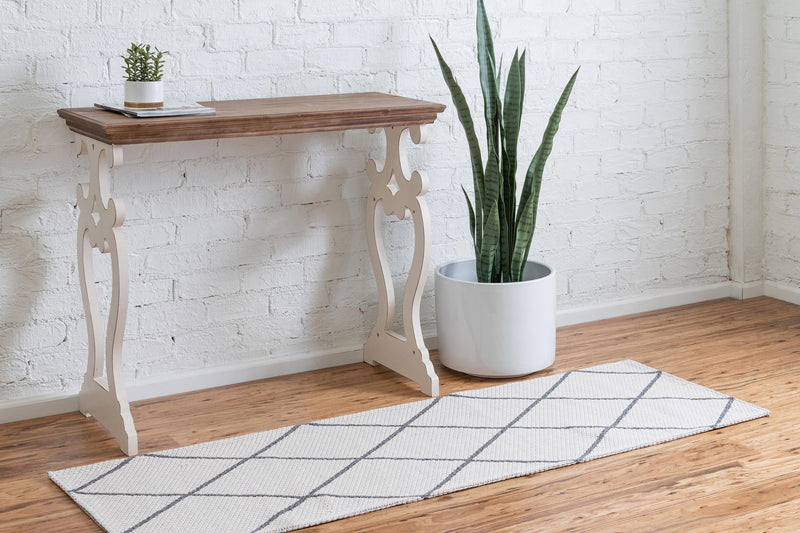 Savannah Elegance Collection Area Rug - Skidaway Runner Ivory lifestyle 61
