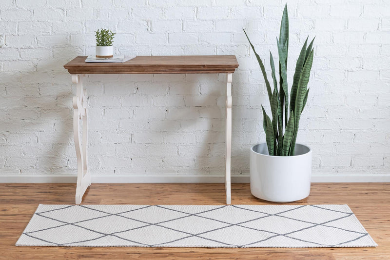 Savannah Elegance Collection Area Rug - Skidaway Runner Ivory lifestyle 65