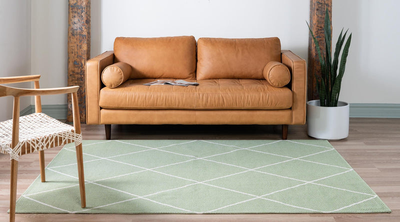 Savannah Elegance Collection Area Rug - Skidaway Rectangle Green lifestyle 7