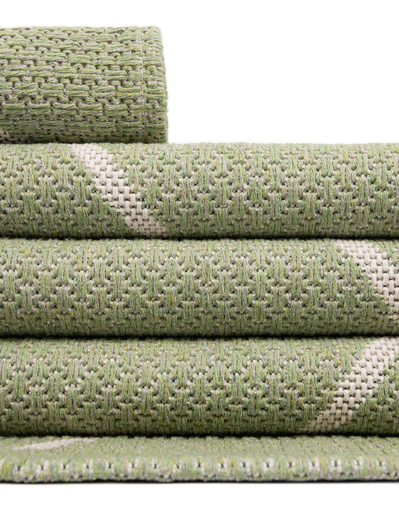 Savannah Elegance Collection Area Rug - Skidaway Rectangle Green lifestyle 24