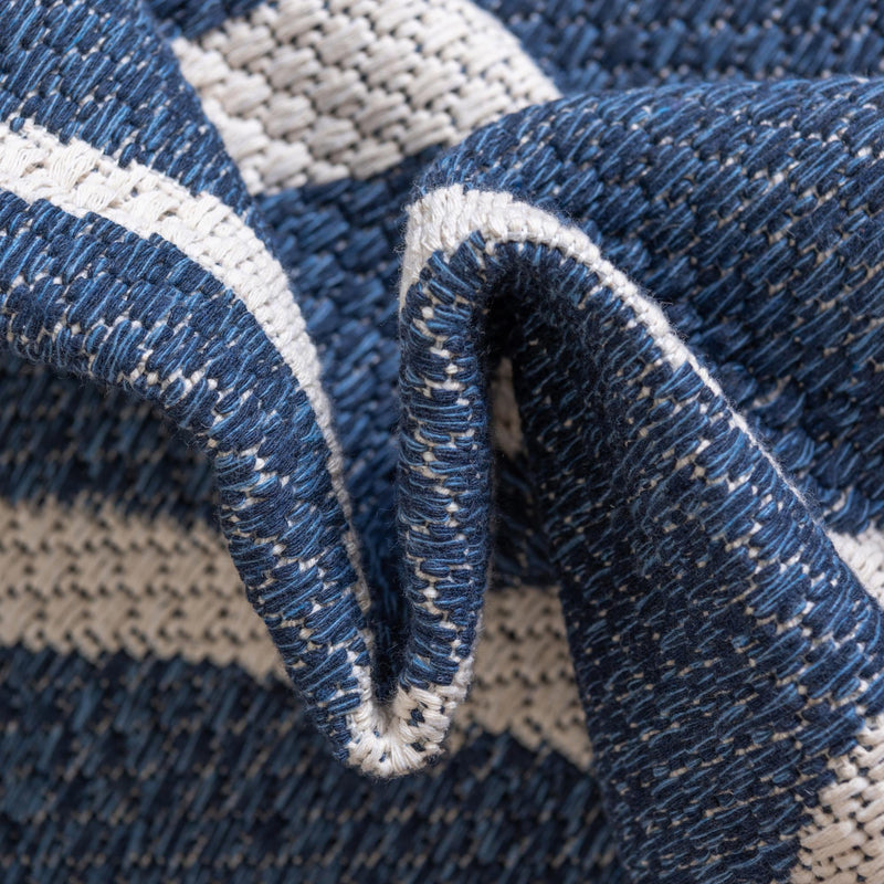 Savannah Elegance Collection Area Rug - Ossabaw Rectangle Navy Blue lifestyle 16