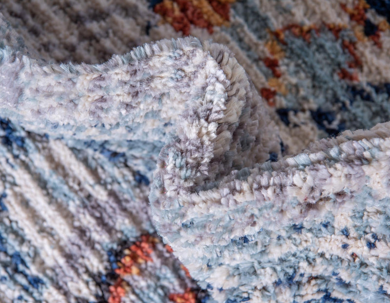 Tangier Treasures Collection Area Rug - Casablanca Rectangle Light Blue lifestyle 16