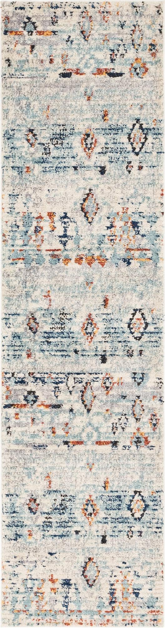 Tangier Treasures Collection Area Rug - Casablanca Runner Light Blue lifestyle 22