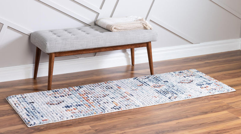 Tangier Treasures Collection Area Rug - Casablanca Runner Light Blue lifestyle 26